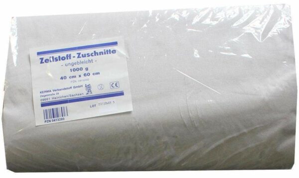 Zellstoff Ungebleicht 40 cm X 60 cm Lagen 1000 G