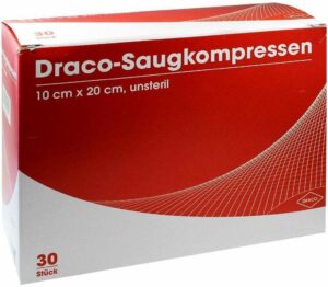 Saugkompressen Unsteril 10x20cm Draco