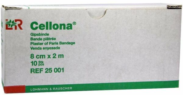 Cellona Gipsbinden 2 M X 8 cm 2 X 5 Binden