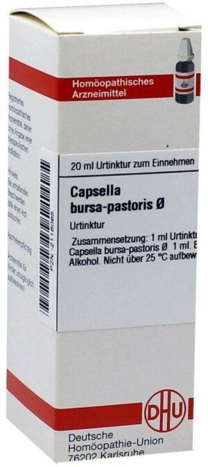 Dhu Capsella Bursa Pastoris Urtinktur 20 ml Dilution