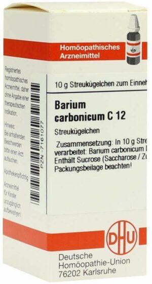 Barium Carbonicum C 12 Globuli