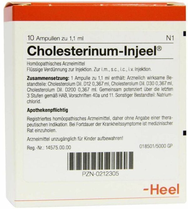 Cholesterinum Nosoden Injeele