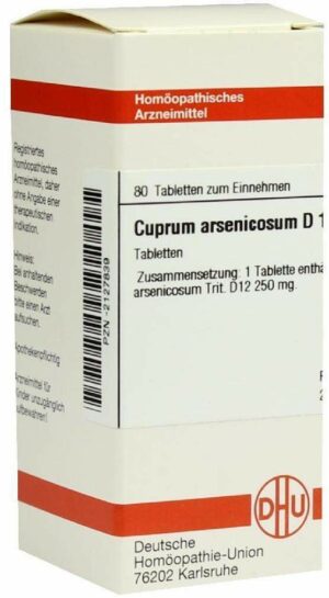 Cuprum Arsenicosum D12 80 Tabletten