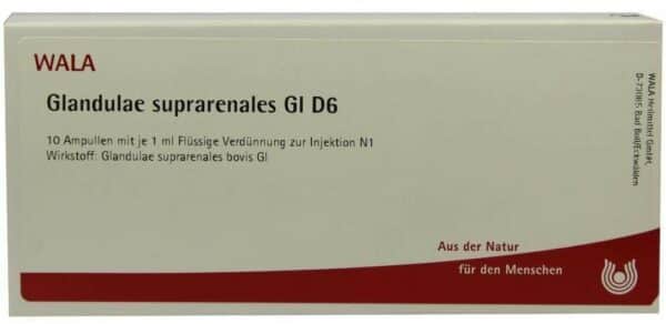 Wala Glandulae Suprarenales Gl D6 10x1ml Ampullen