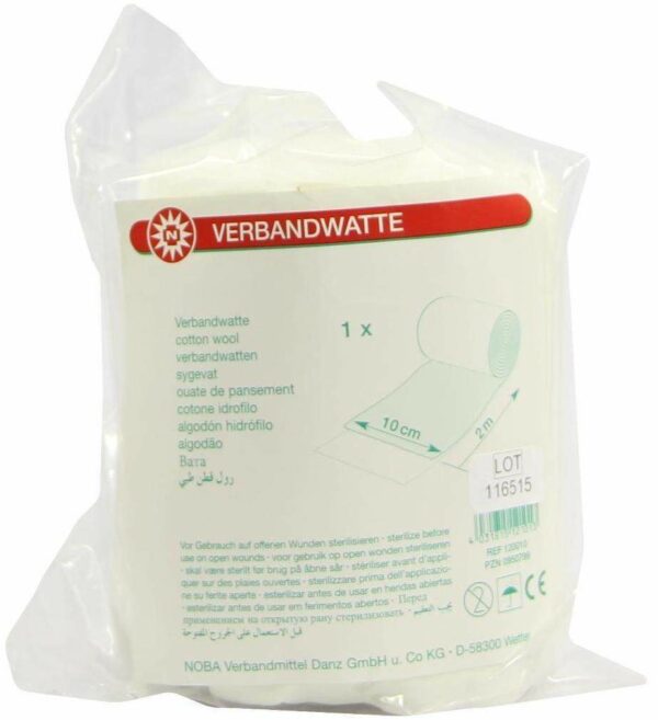 Verbandwatte Gerollt 2mx10cm