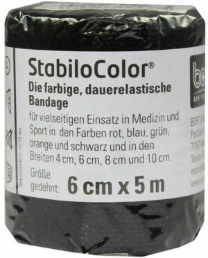 Bort Stabilocolor Binde 6 cm Schwarz 1 Bandage