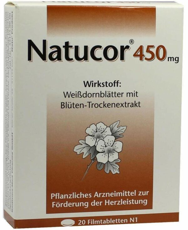 Natucor 450 mg Filmtabletten 20 Filmtabletten