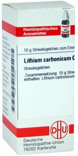 Dhu Lithium Carbonicum C30 Globuli 10g Streukügelchen