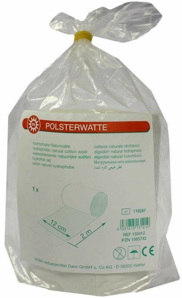 Polsterwatte Gerollt 2mx12cm