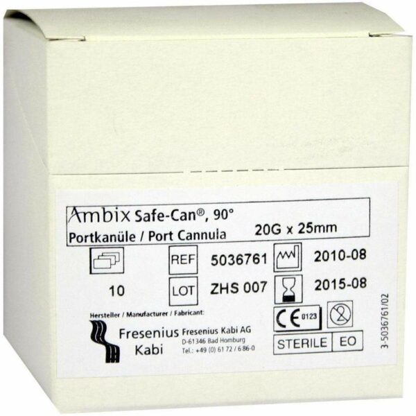 Ambix Safe Can Portpunktionskanülw 20gx25mm Gebogen