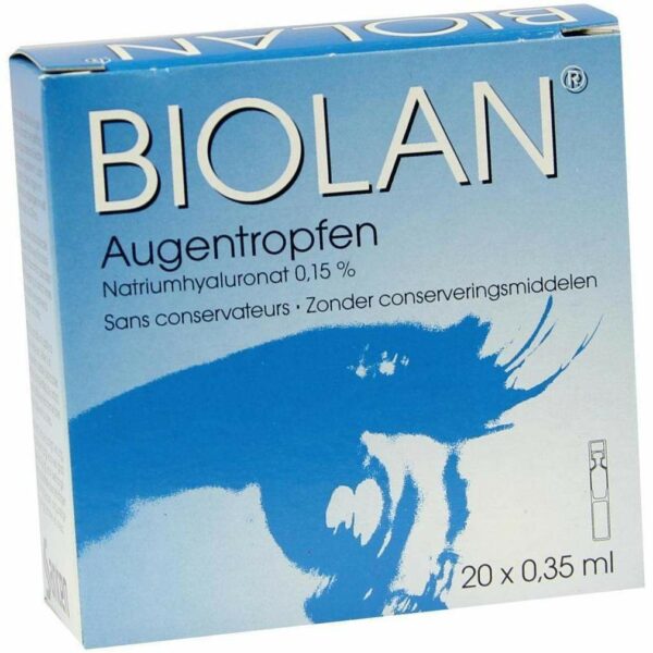 Biolan Augentropfen Einzeldosispipetten 20x0.35 Ml...