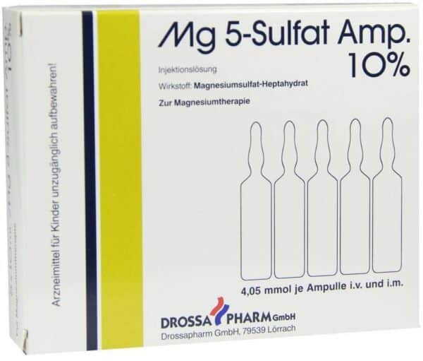 Mg 5 Sulfat Amp. 10% Injektionslösung