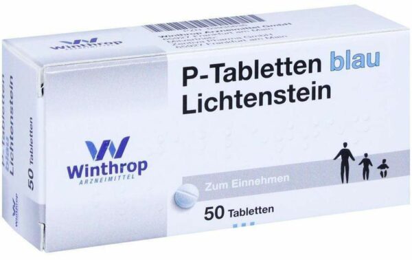 P Tabletten Blau Lichtenstein 50 Stück