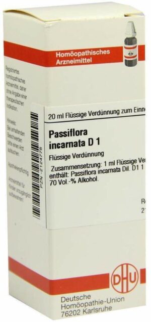 Passiflora Incarnata D1 Dilution 20 ml Dilution