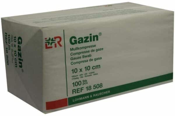 Gazin Mullkompresse 10x10 cm Unsteril 16fach