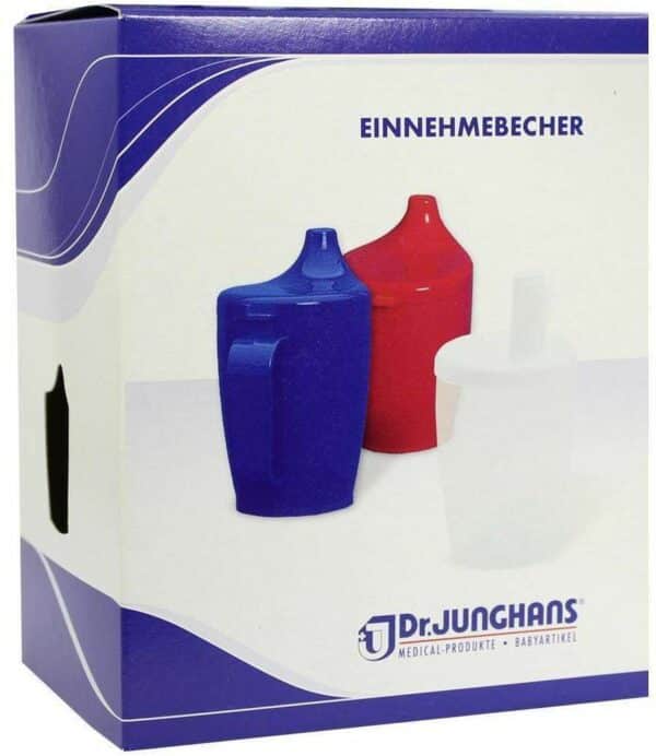 Einnehmebecher Mit Griff+deckel 4mm Weiß