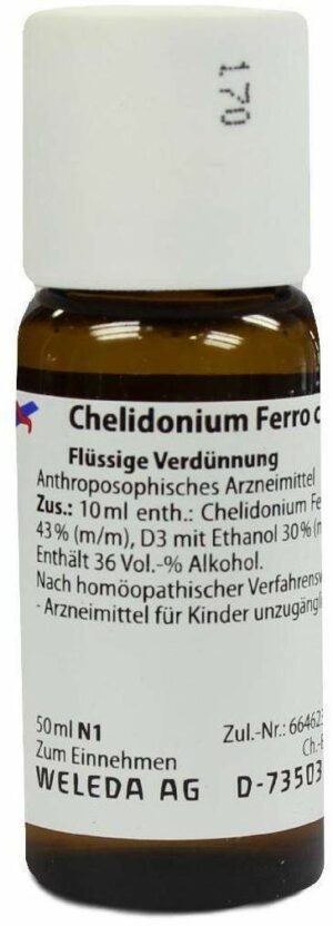 Chelidonium Ferro Cultum D 3 Weleda 50 ml Dilution