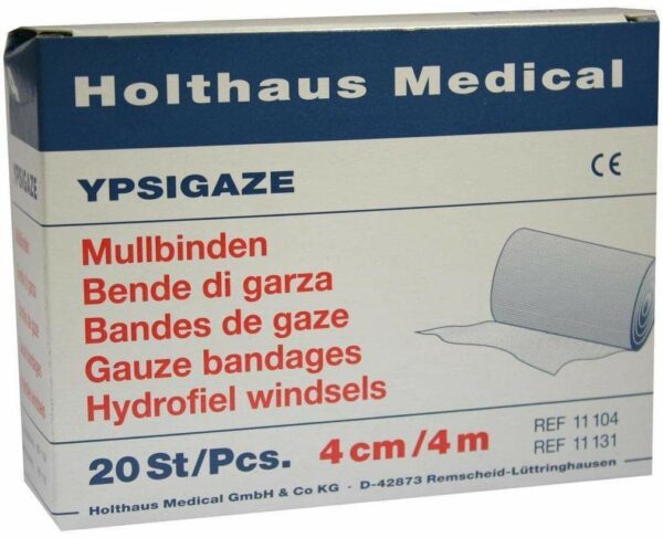 Ypsigaze Mullbinde 4 cm X 4 M 20 Binden