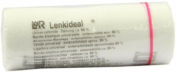 Lenkideal Idealbinde 12cmx5m Weiß Mit Verbandkl. Einzeln