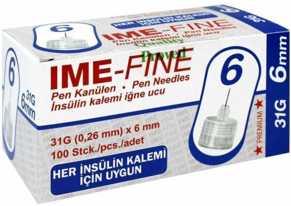 Ime Fine Universal 31 G 6mm Pen Kanülen