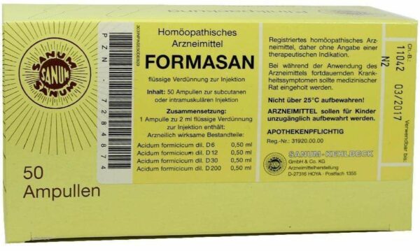 Formasan Injektion 50 X 2 ml Ampullen