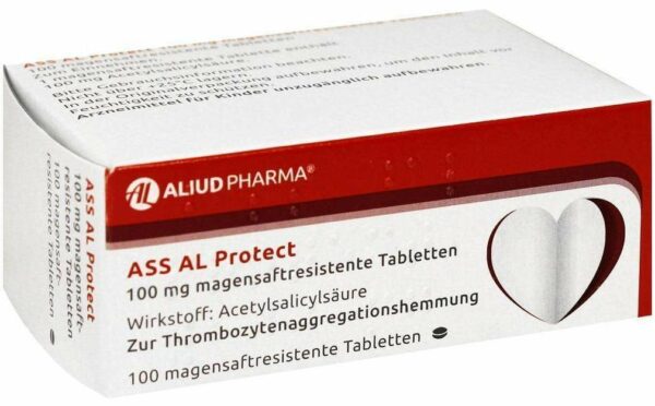 Ass Al Protect 100 mg 100 Magensaftresistente Tabletten