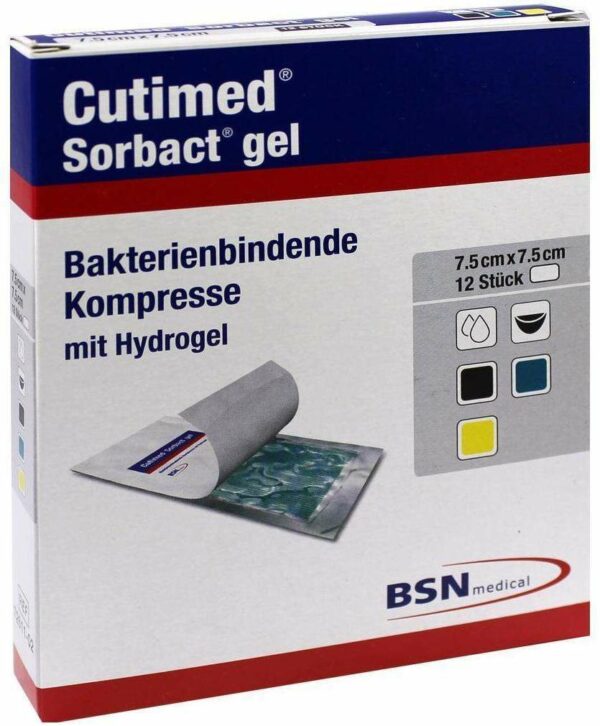 Cutimed Sorbact Gel  12 Kompressen