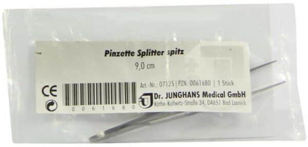 Pinzette Splitter Spitz 9 cm 1 Stück