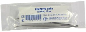 Pinzette Zahn 13 cm 1 Stück