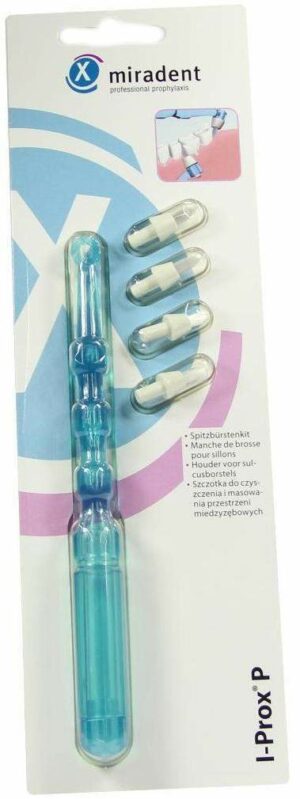 Miradent Spitzbürsten-Kit I-Prox P Blau Trans.