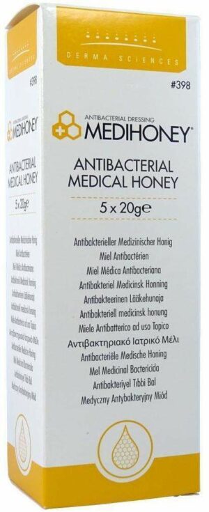 Medihoney Antibakterieller Medizinischer Honig 5 X 20 G