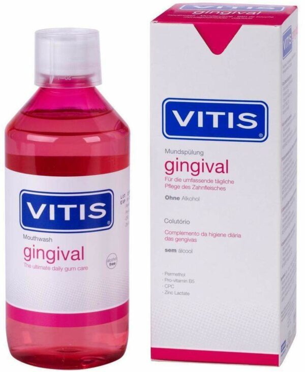 Vitis Gingival Mundspülung 500 ml Mundwasser