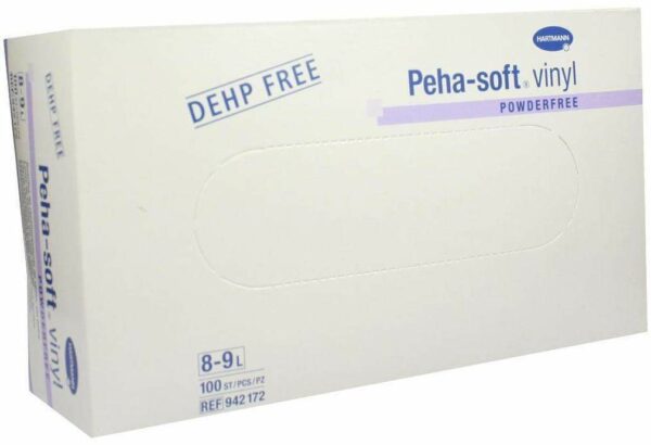 Peha-Soft Vinyl Unt.Handschuhe Puderfr.Unster.L