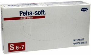 Peha-Soft Nitrile White Unt.Hands.Pud.Fr.Unst.S