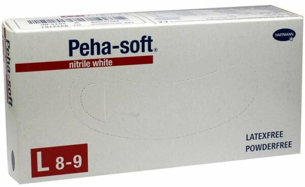 Peha-Soft Nitrile White Unt.Hands.Pud.Fr.Unst.L