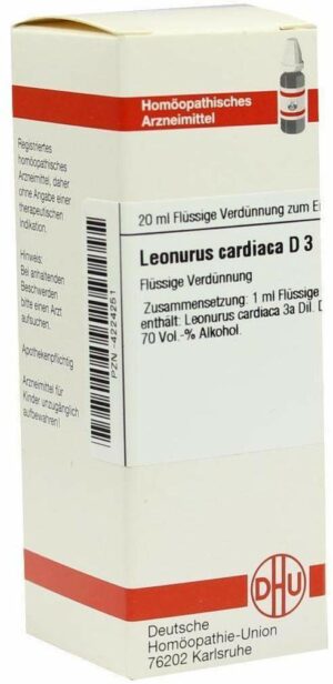 Leonurus Cardiaca D 3 Dilution 20 ml