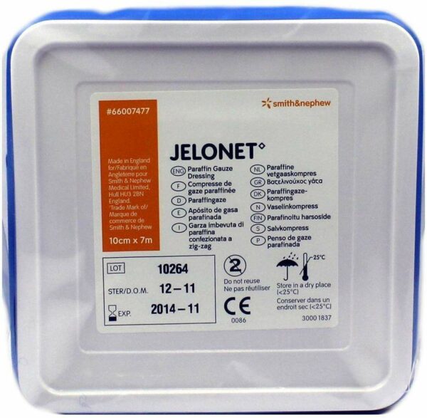 Jelonet Paraffingaze Steril 10x700 cm Dose