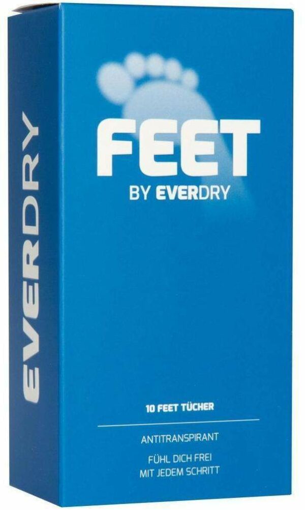 Everdry Antitranspirant Feet Tücher 10 Stück