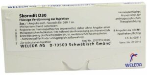 Skorodit D 30 Weleda 8 X 1 ml Ampullen