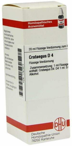 Crataegus D 4 20 ml Dilution