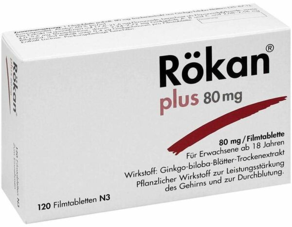 Rökan Plus 80 mg Filmtabletten 120 Filmtabletten