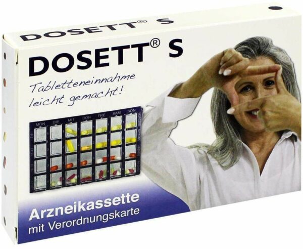 Dosett S Arzneikassette Blau 11782  1 Stück