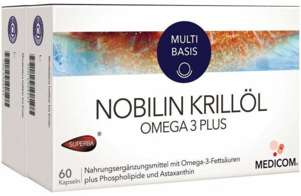 Nobilin Krillöl Omega 3 Plus 2 X 60 Kapseln