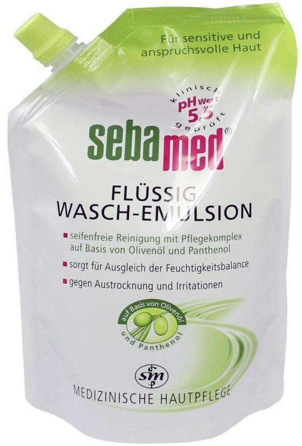 Sebamed Flüssig Waschemulsion Mit Olive Nachfüllpackung 400 ml