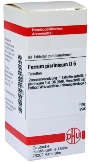 Ferrum Picrinicum D6 80 Tabletten