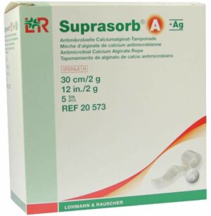 Suprasorb A+ag Antimikrobelle Calciumalginat Tamponade 30cm 2g