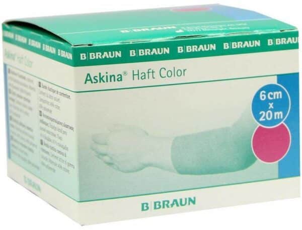 Askina Haftbinde Color 6 cm X 20 M Pink 1 Stück