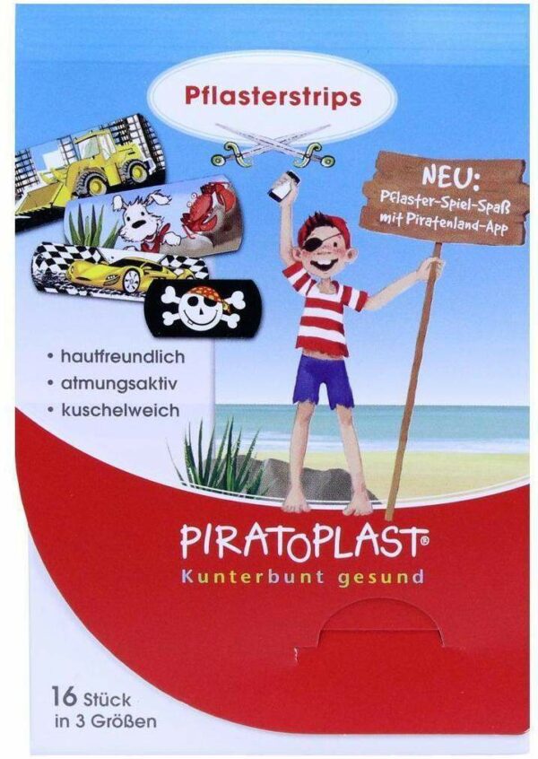 Piratoplast Jungen Pflasterstrips 3 Größen