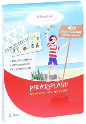 Piratoplast Jungen Pflasterzuschnitt 6x10 cm