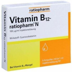 Vitamin B12 Ratiopharm N 5 X 1 ml Ampullen